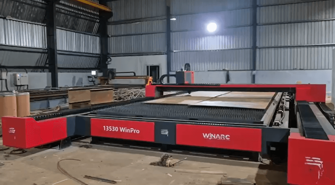 WINARC CNC fiber laser cutting machine at Global Laser Solutions